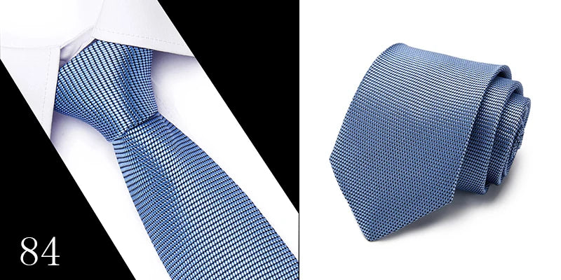 Handgefertigte blau-rot gestreifte Punktekrawatte für Männer