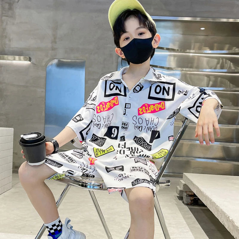 Summer Teen Boy Beachwear Set