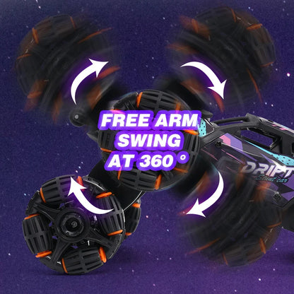 Spray Twisting Stunt RC Car - Six-Wheel Toy