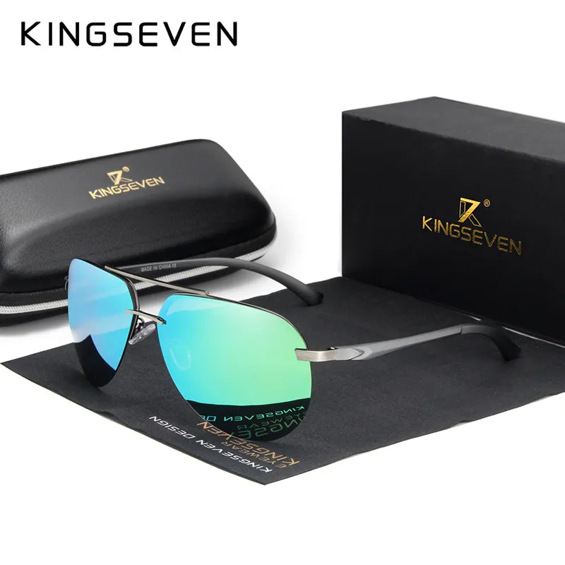 RetroHD Rimless Polarized Sunglasses