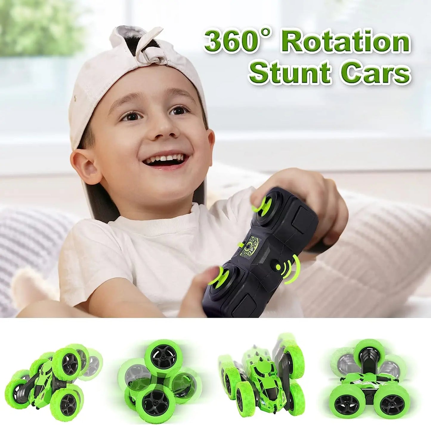 Double-Sided RC Stunt Car 360° Rotation Off-Road