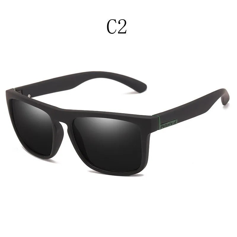 Men's Classic Square UV400 Polarized Beach Sunglasses