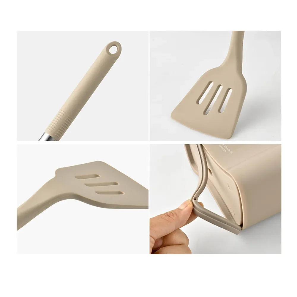 Complete 13-Piece Silicone Kitchen Utensil Set