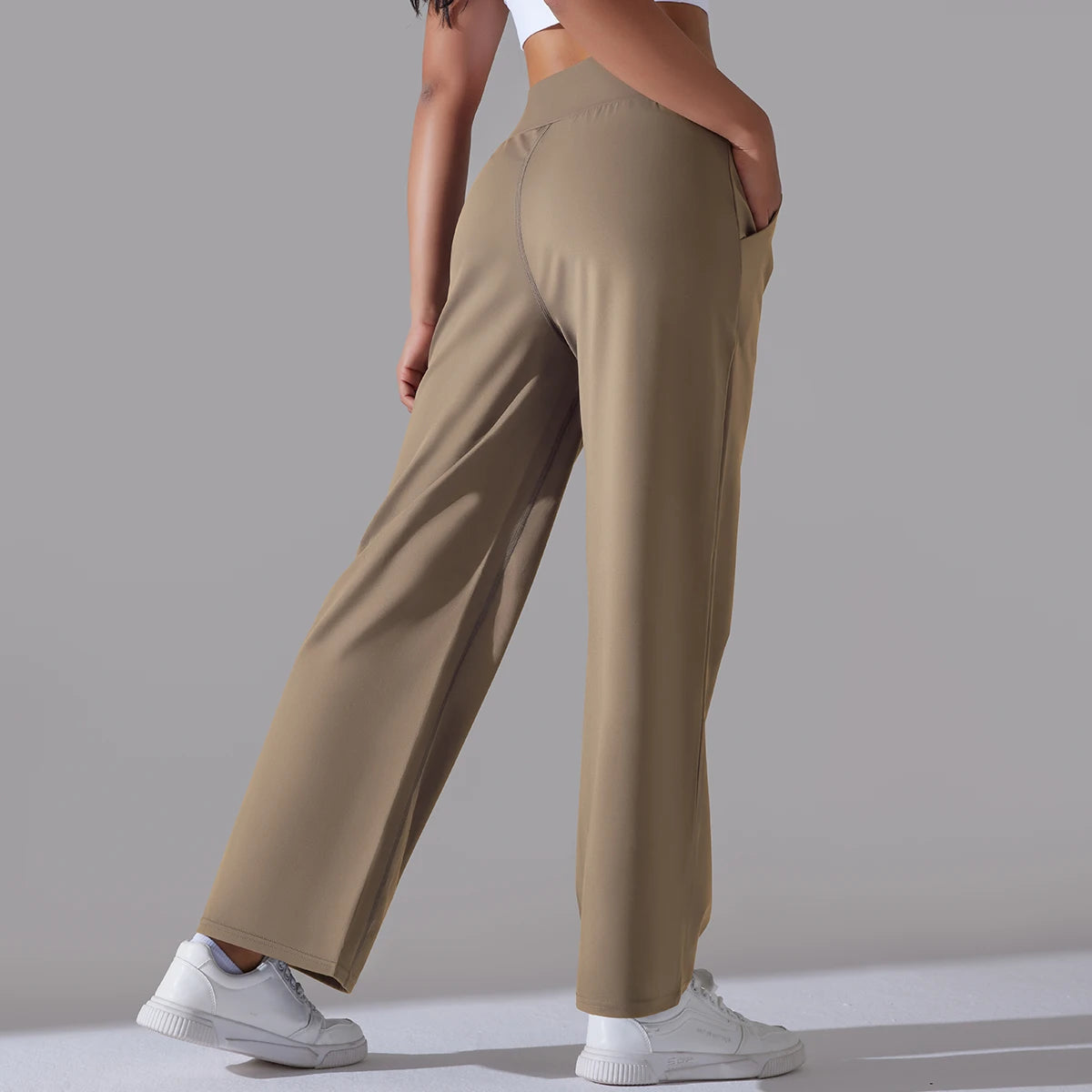 Wide Leg High Waist Yoga Pants