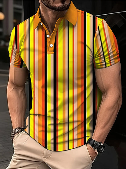 Summer Polo Shirt for Men - Short Sleeved