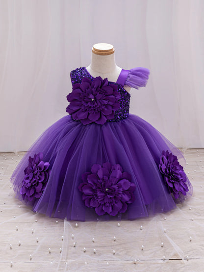Girl's Sleeveless Ball Gown  Princess Dress
