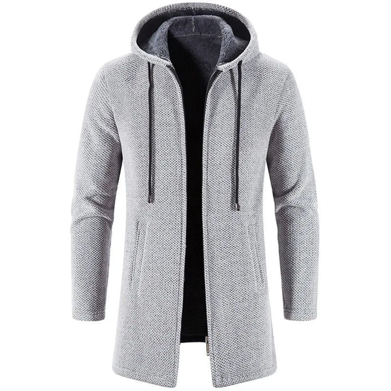 Men's  Autumn Winter Hot Warm Zipper Cardigan Sweaters