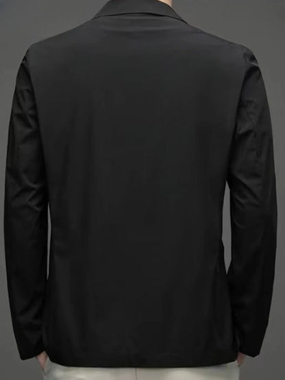 Oversized Black Blazer- Casual Spring Style