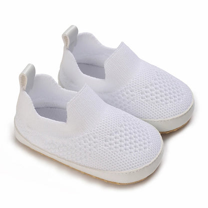 Newborn Baby Boys Leather Non-Slip Soft-Sole Infant Shoes