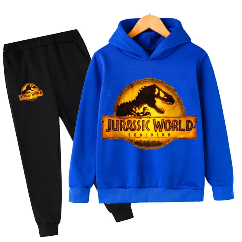 Kinder Dinosaurier Hoodies Hosen Set Jungen