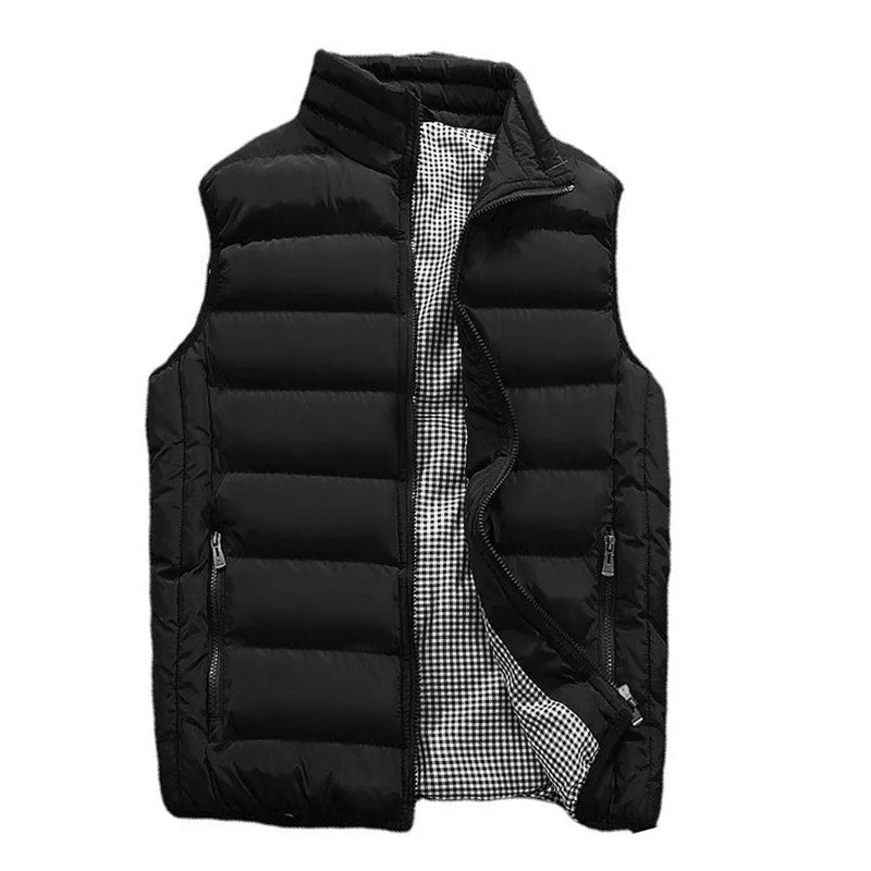 Men’s Windproof Sleeveless Winter Vest  Jacket