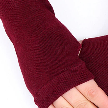 Fingerlose Unisex-Handschuhe aus gekämmter Baumwolle für den Winter