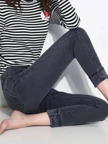 Shop Thick Stretch Skinny Jeans for Winter