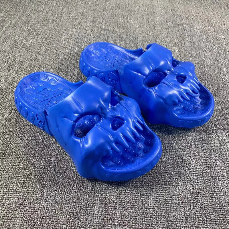 Skull-Themed Family Casual Novelty Slippers