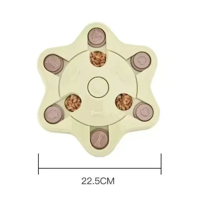 Interactive Slowly Eating Pet Puzzle Feeder