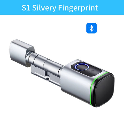 Serrure de porte numérique intelligente avec mot de passe et empreinte digitale 