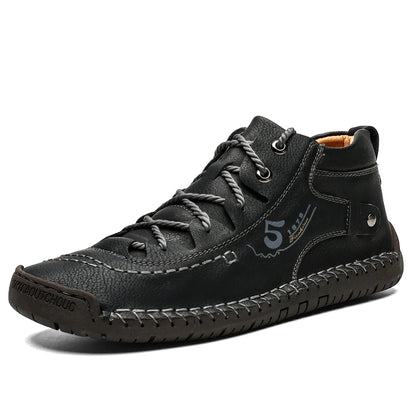 Handmade Leather Casual Men Winter Shoes