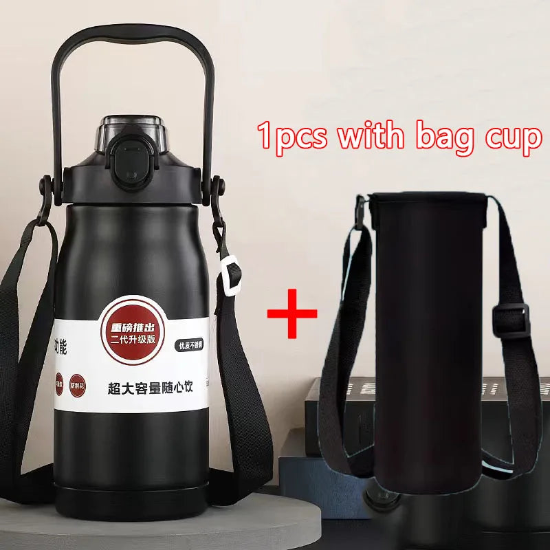Sports Large Capacity Stainless Steel Thermo Bottles