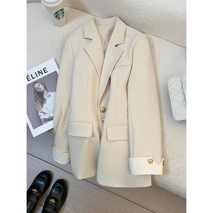 Spring Autumn Leisure Ladies Blazer Suit