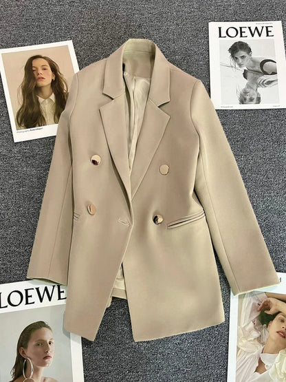 Spring Autumn Versatile Women's Slim Fit Blazer