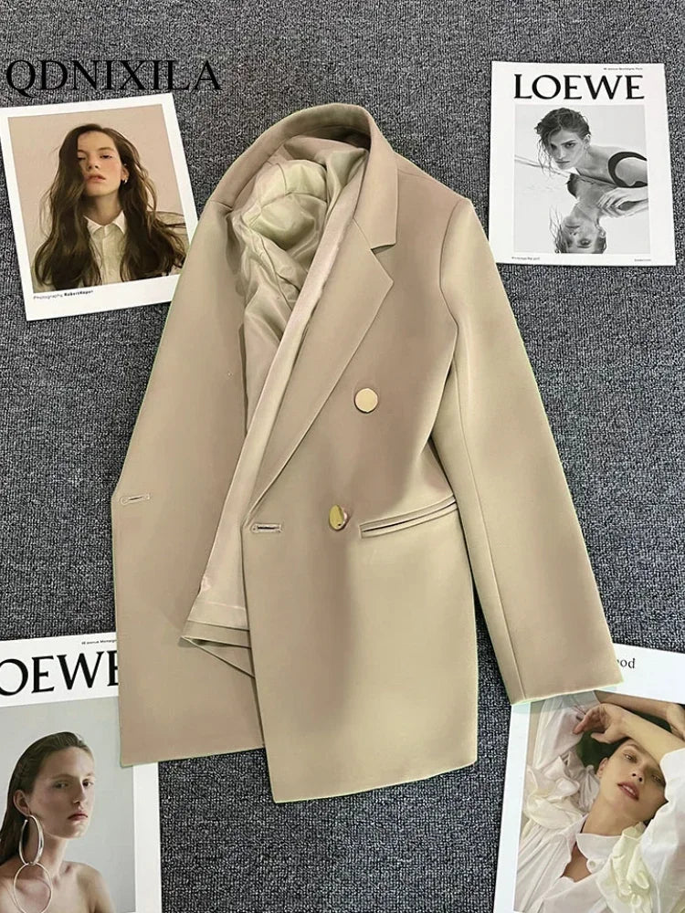 Spring Autumn Versatile Women's Slim Fit Blazer