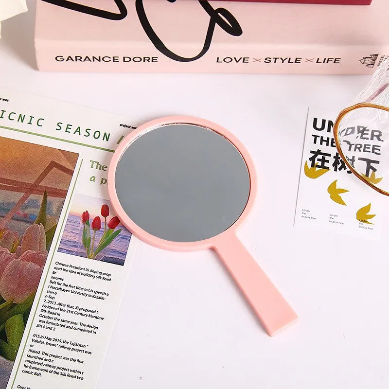 Square Handheld Makeup Mirror