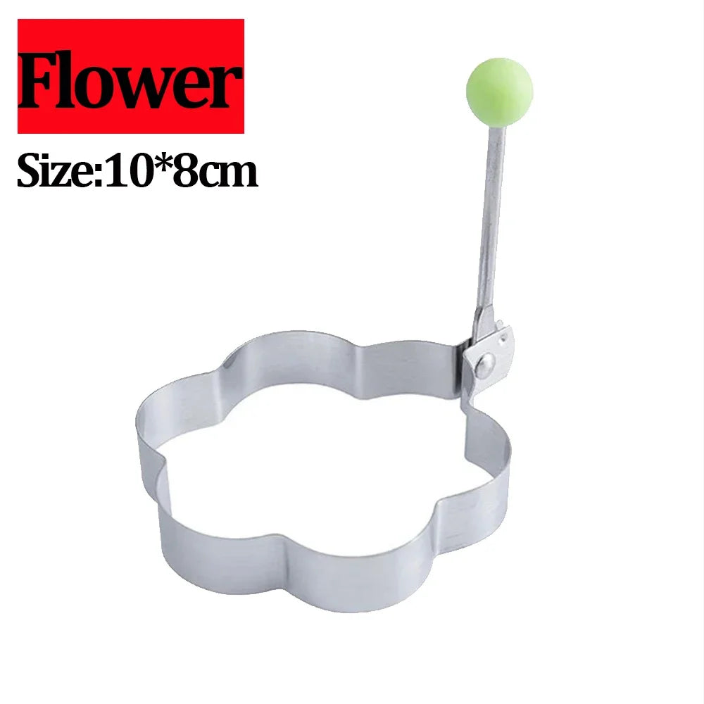 Stainless Steel 5 Styles Heart Round Fried Egg Mold