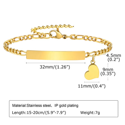 Stainless Steel Couple Bracelet