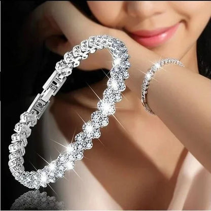 Stainless Steel Crystal Bracelets for Women
