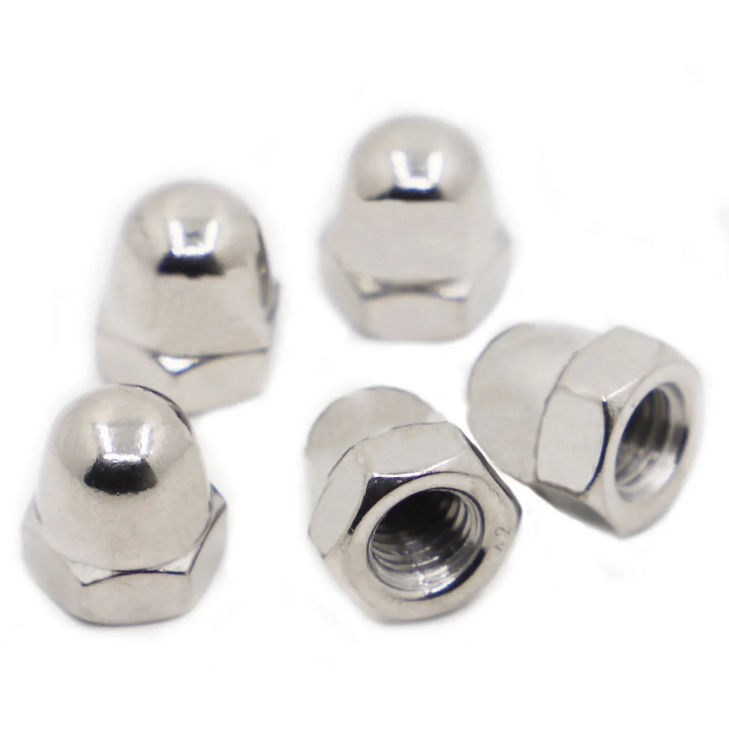 Stainless Steel Hex Cap- Domed Nuts