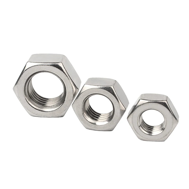Stainless Steel Hex Various Sizes Nuts