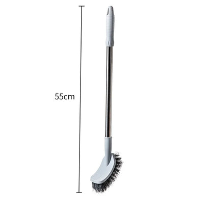 Stainless Steel Household Extended Handle Bathroom Brush