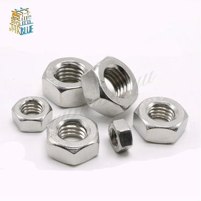 Stainless Steel Round Screw Hex Nuts