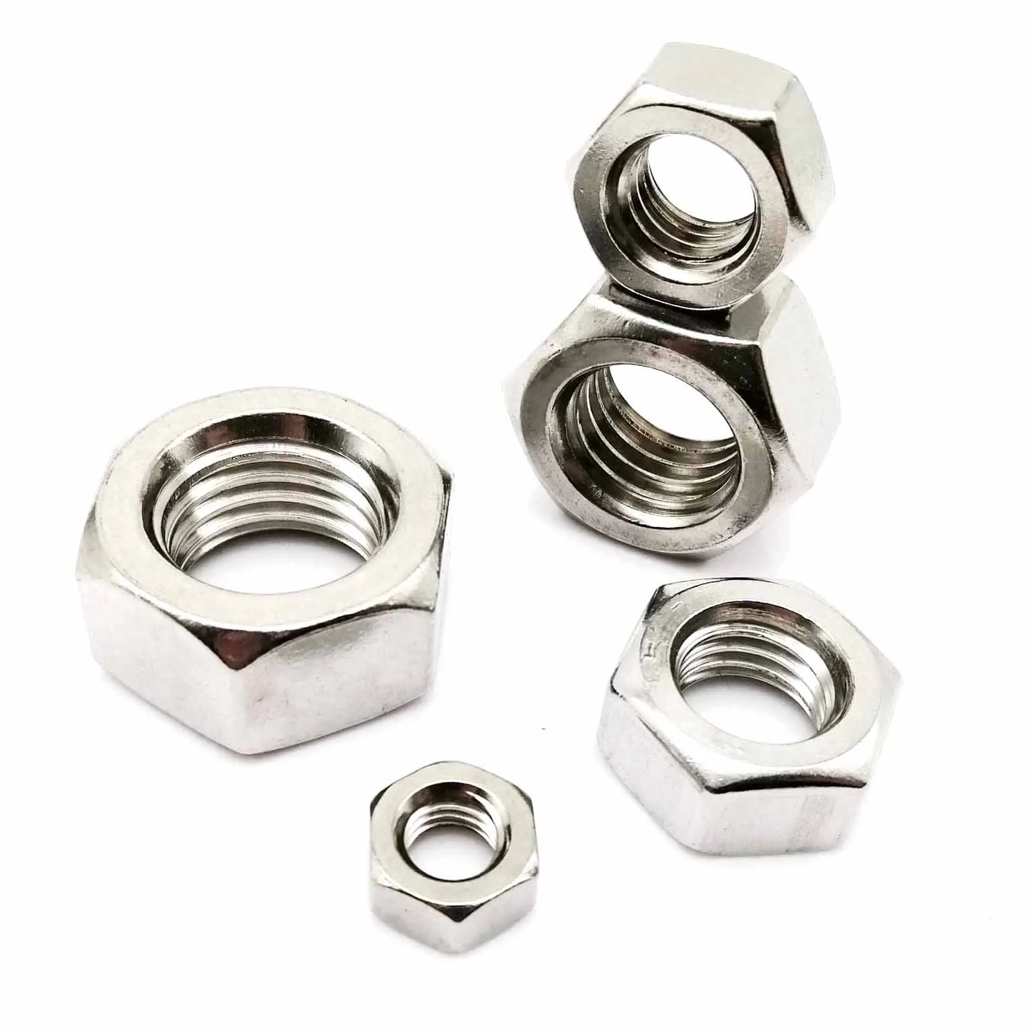 Stainless Steel Round Shape Hexagon Nuts