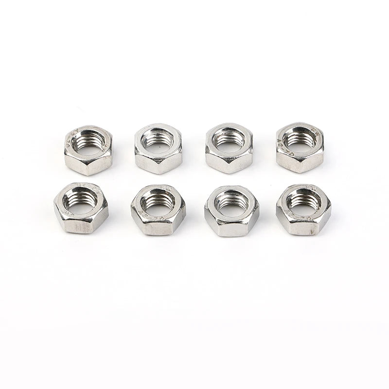 Stainless Steel Round Screw Hex Nuts