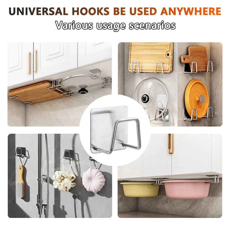 Stainless Steel Self-Adhesive Sink Organizer