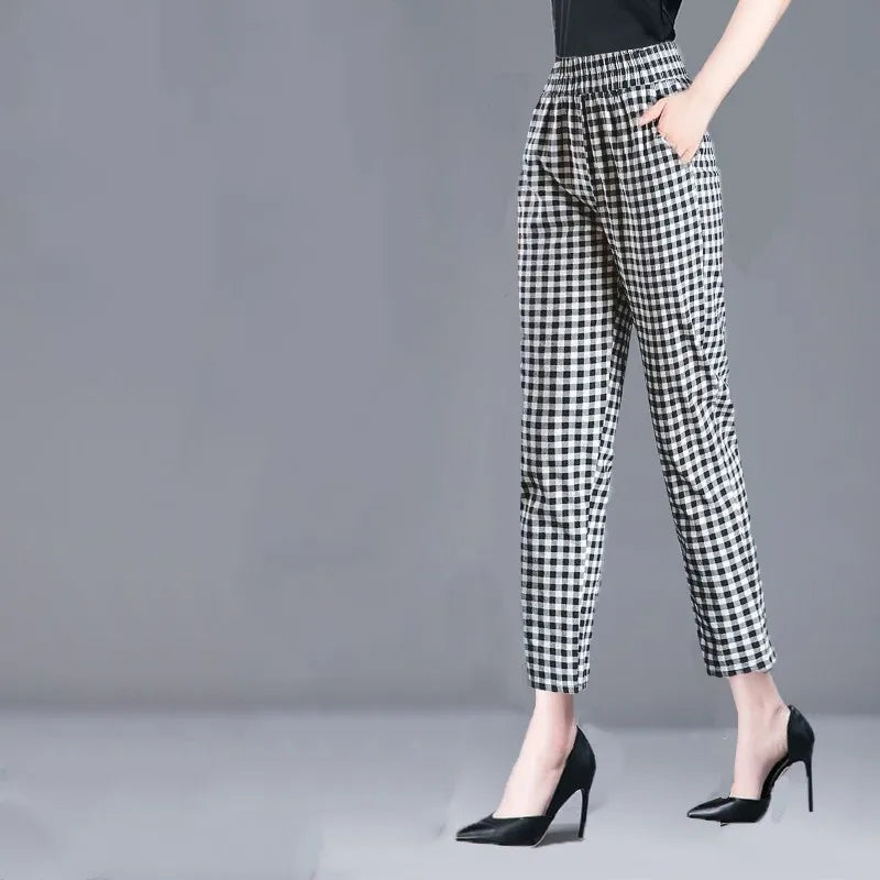 Summer Cotton Breathable Women's Harem Pants