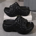 Black durian slippers
