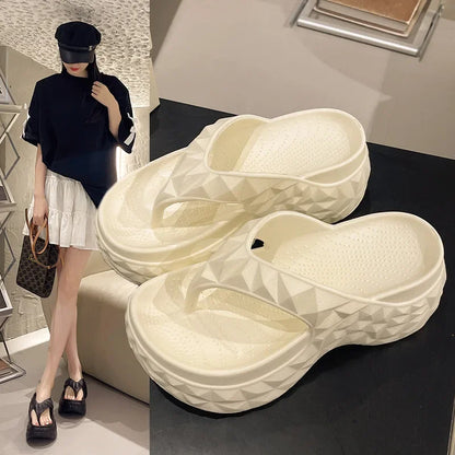 Summer Thick Sole Beach Slides for Women