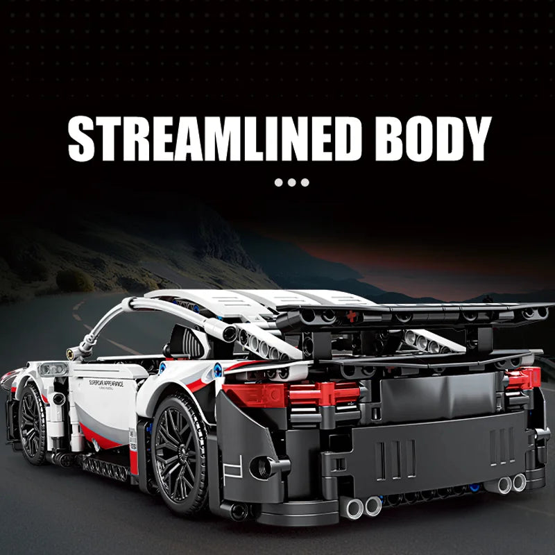 Technical Racing 1:14 Scale Authentically Building Blocks Car