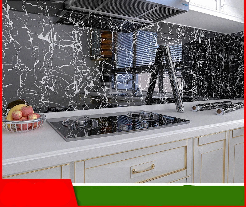 Thick Oil Proof Wall Stickers Foil Wallpaper