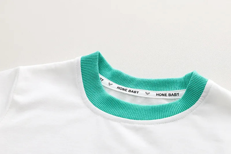 Toddler 2PCS Summer Cartoon Print Set