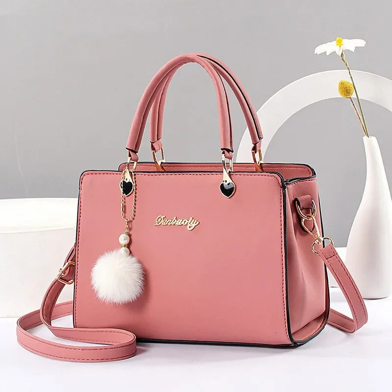 Top Handle Hard Sequined Women Satchel Bag