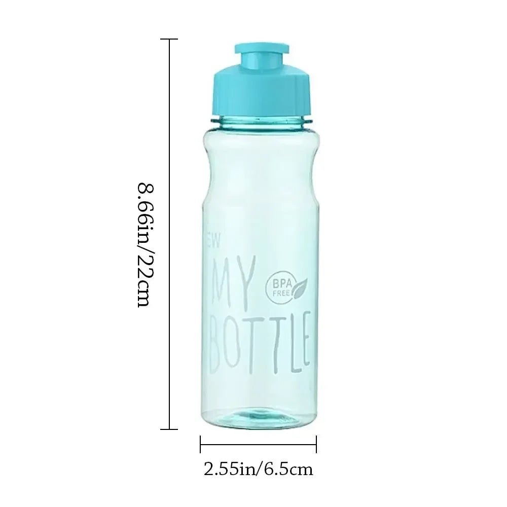 Transparent Portable Sports Water Bottles
