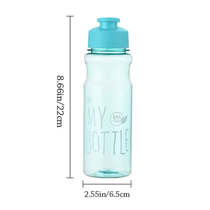 Transparent Portable Sports Water Bottles