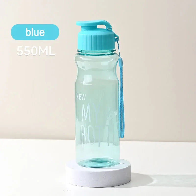 Transparent Portable Sports Water Bottles