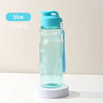 Transparent Portable Sports Water Bottles