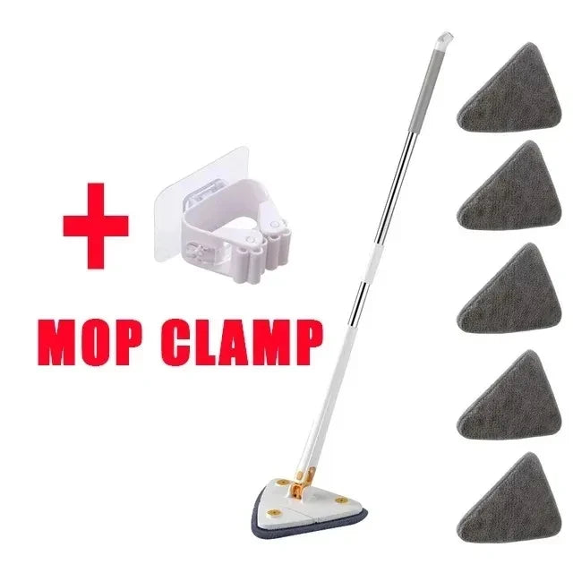 Triangle Mop 360 Twist Squeeze Home Cleansing Wiper