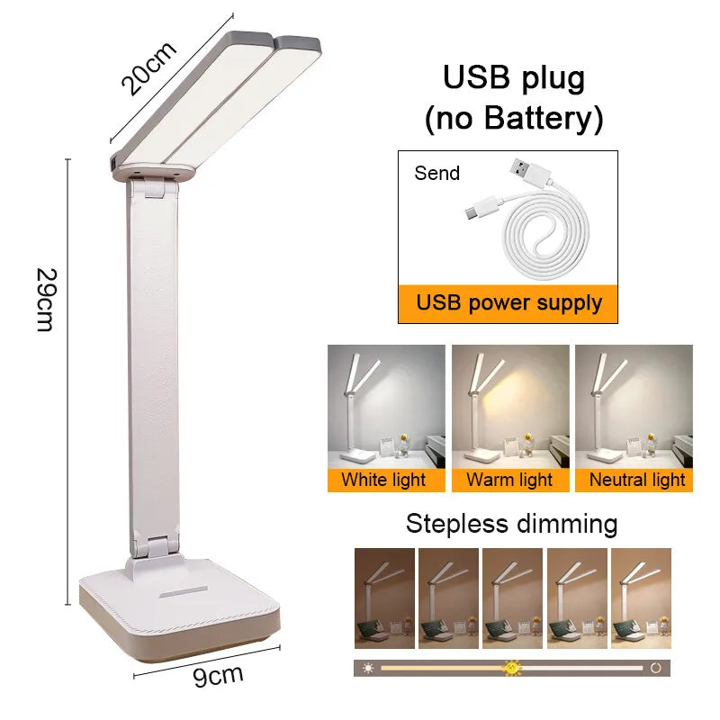 USB Rechargeable LED Folding Table Lamp