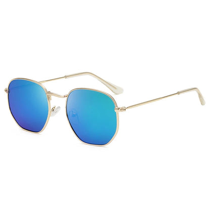 Vintage Metal Frame UV400 Driving Sunglasses